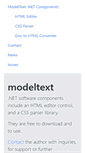 Mobile Screenshot of modeltext.com
