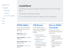 Tablet Screenshot of modeltext.com